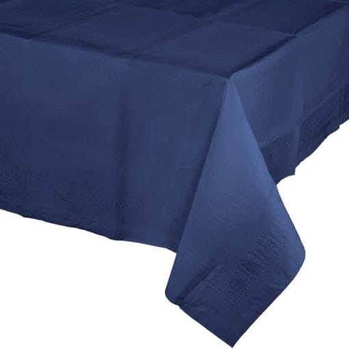 Navy Tablecover 54X108 Ppr/Poly