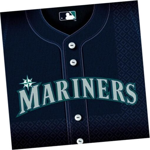 Seattle Mariners Napkins Lunch 36Ct