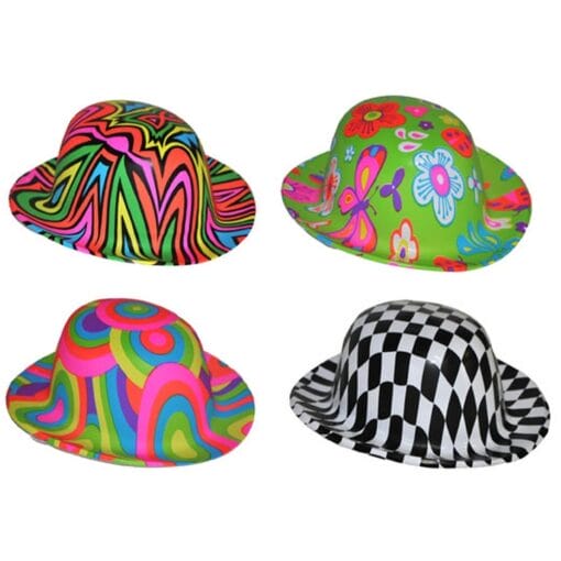 Clown Hat Mini Plastic Astd