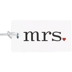 "Mrs." Luggage Tag