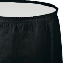 Black Tableskirt Extra Long 21.5ft