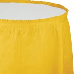 SB Yellow Tableskirt Extra Long 21.5ft