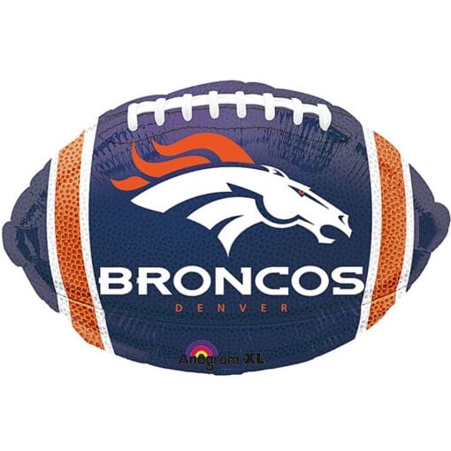 18&Quot; Shp Denver Broncos Football Foil