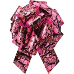 Pink Camo Pull-Bow 8" 1CT