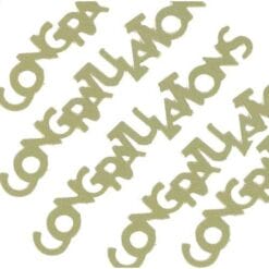 Word Congratulations Gold Confetti 1/2oz