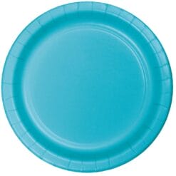 Bermuda Blue Plate Paper 7" 24CT