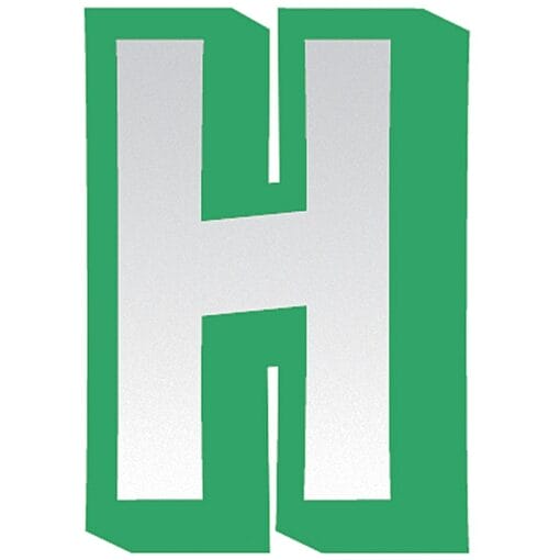 Jw Letter H Sticker