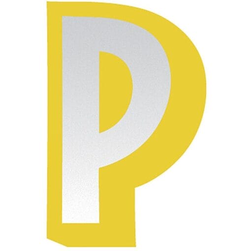 Jw Letter P Sticker