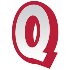 JW Letter Q Sticker