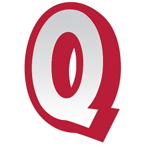 Jw Letter Q Sticker