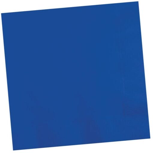 Cobalt Blue Napkin Beverage 50Ct