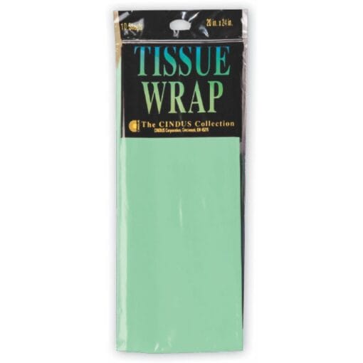 Green, Seafoam Tissue Wrap 10Sht