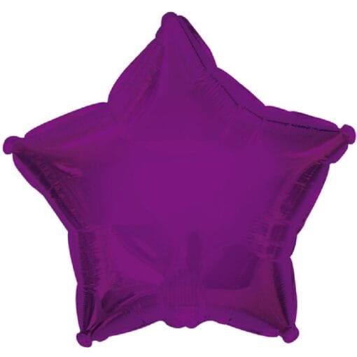 18&Quot; Str Purple Foil Balloon.