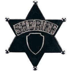 Sheriff Star Badge Jumbo 7"