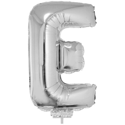 16&Quot; Ltr Silver E Foil Balloon