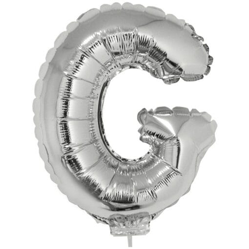 16&Quot; Ltr Silver G Foil Balloon