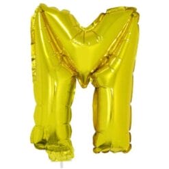 16" LTR Gold M Foil Balloon