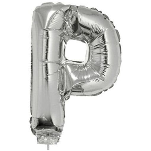 16&Quot; Ltr Silver P Foil Balloon