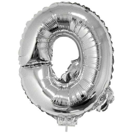 16&Quot; Ltr Silver Q Foil Balloon