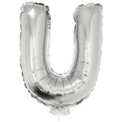 16" LTR Silver U Foil Balloon
