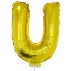 16" LTR Gold U Foil Balloon