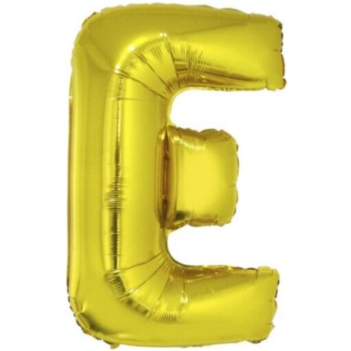 40&Quot; Ltr Gold E Foil Balloon