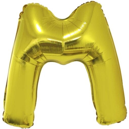 40&Quot; Ltr Gold M Foil Balloon