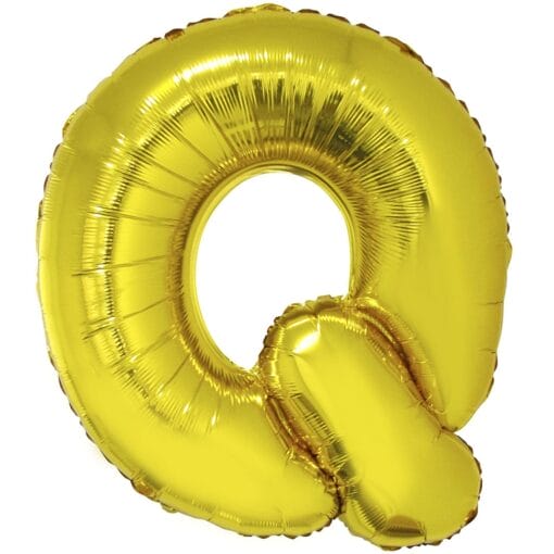 40&Quot; Ltr Gold Q Foil Balloon