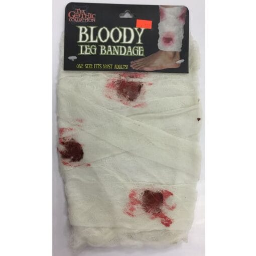 Creepy Bloody Leg Bandage