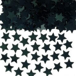 Star 1/4" Black Confetti 1/2oz