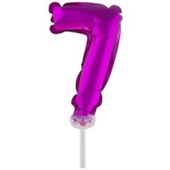 Cake Topper Pink 7 5" Foil Balloon