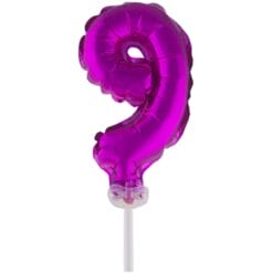 Cake Topper Pink 9 5" Foil Balloon
