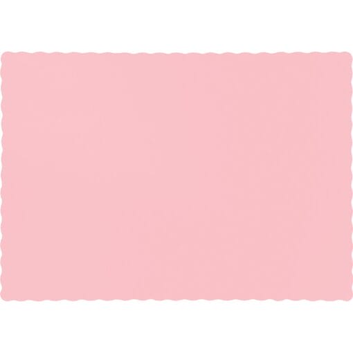 Classic Pink Placemat Paper 50Ct