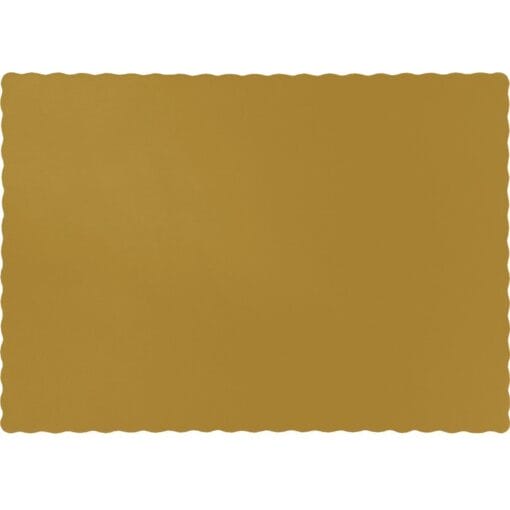 G Gold Placemat Paper 50Ct