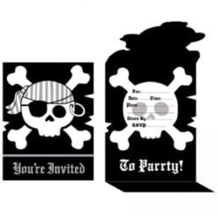 Pirate Parrty Invites FLD GTFLD 8CT