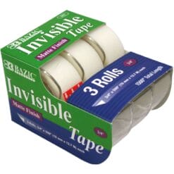 Tape Invisible 3/4" X 500" 3Pk