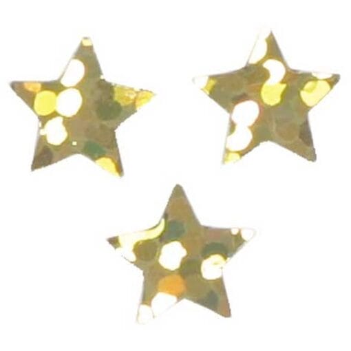 Star 1/4&Quot; Prisma Gold Confetti 1/2Oz