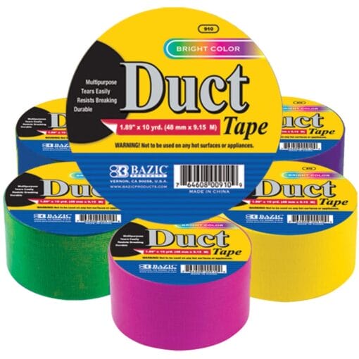 Tape Duct 1.88&Quot;X10Yd Astd Bright Colors