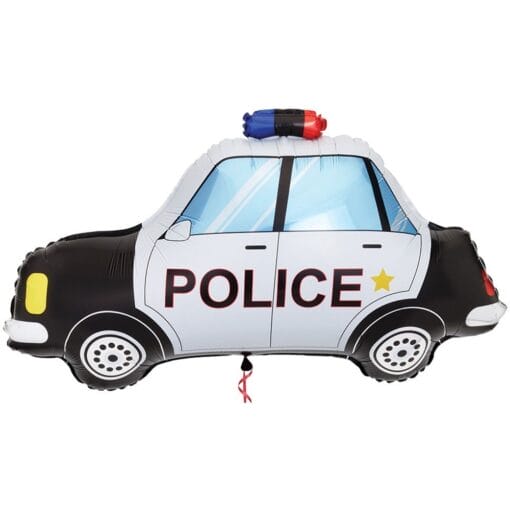 34&Quot; Shp Police Car Foil Balloon