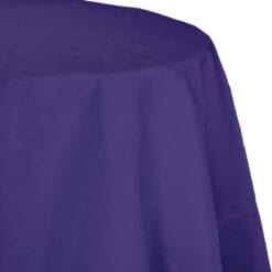 Purple Tablecover 82" RND PPR/Poly