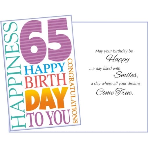 Gc 65 Happy Birthday To You