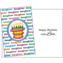 GC B-Day Daughter w/Cake