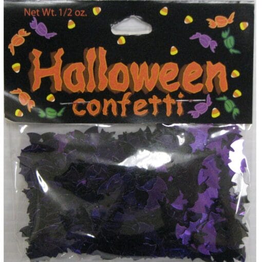 Confetti Bats Black/Purple .5Oz Pouch