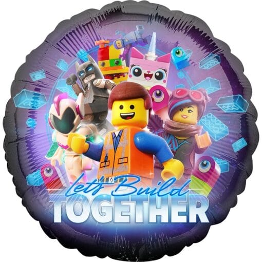 18&Quot; Rnd Lego Movie 2 Foil Balloon