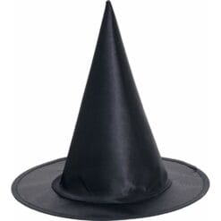 Witch Hat Black Satin Child Size