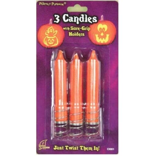 Candles W/Safe To Lite Holder