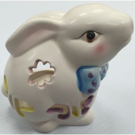 Bunny Tea Light Holder Ceramic