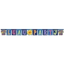 Luau Party Jointed Banner