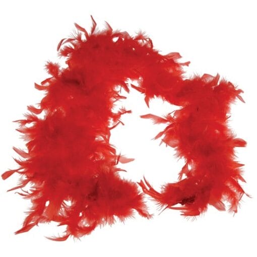Boa Red Feather 6Ft