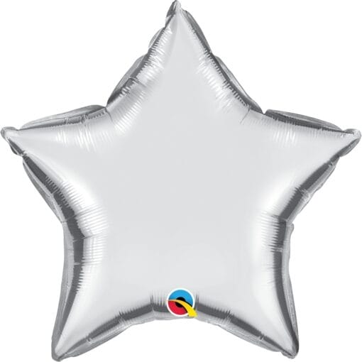 20&Quot; Str Silver Foil Balloon